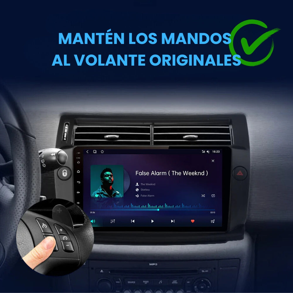 Radio Android Auto Carplay Citroen C4 2004 - 2009