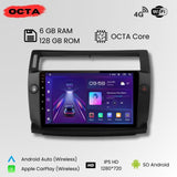 Radio Android Auto Carplay Citroen C4 2004 - 2009