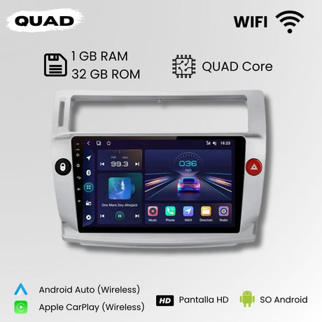 Radio Android Auto Carplay Citroen C4 2004 - 2009