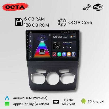 Radio Android Auto Carplay Citroen C4 2010 - 2019