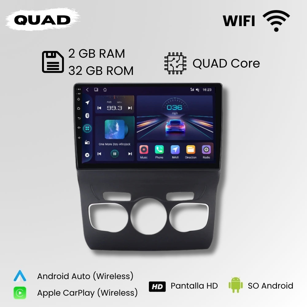 Android Autoradio Carplay Citroen C4 2010 - 2019