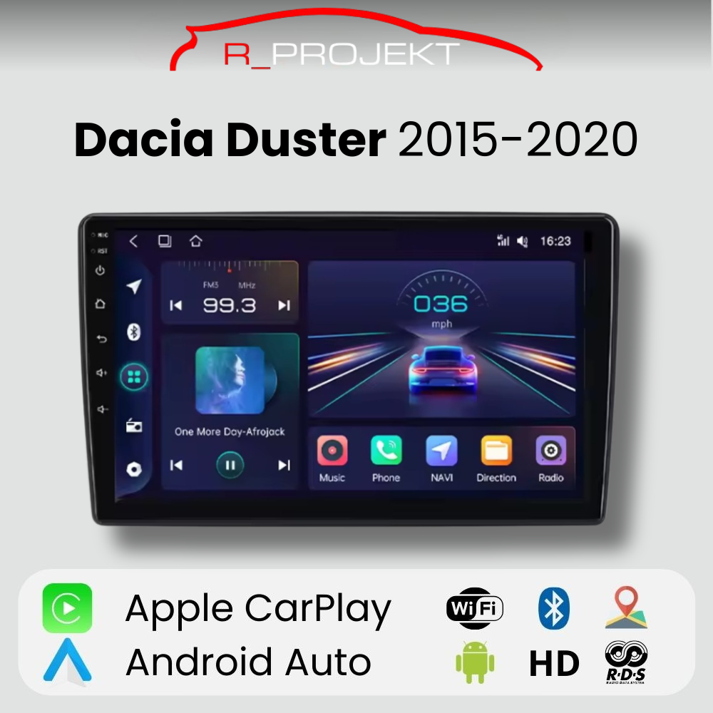 Radio Android Auto Carplay Dacia Duster 2015-2020