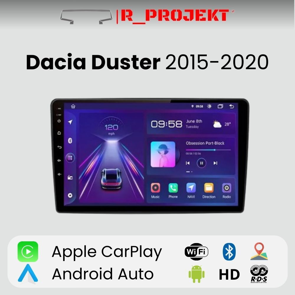 Android Auto Radio Carplay Dacia Duster 2015-2020