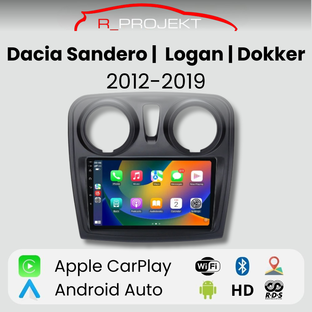 Autoradio Android 7 Pouces Pour Renault Dacia Logan Dokker Duster Sandero – Carplay Android Auto Sans Fil – GPS WiFi Bluetooth