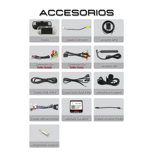 Pantalla Android Auto Carplay Fiat 500 Abarth 2007-2015