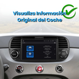 Radio Android Auto Carplay Fiat 500 Abarth 2007-2015