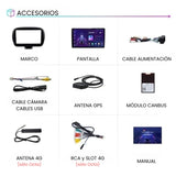 Android Auto Radio Carplay Fiat 500X 2014 - 2020