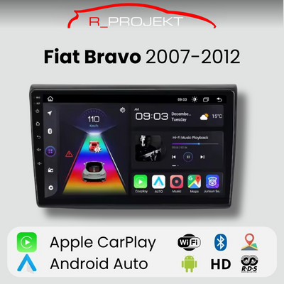 Android Auto Carplay Fiat Bravo 2007-2012 Screen