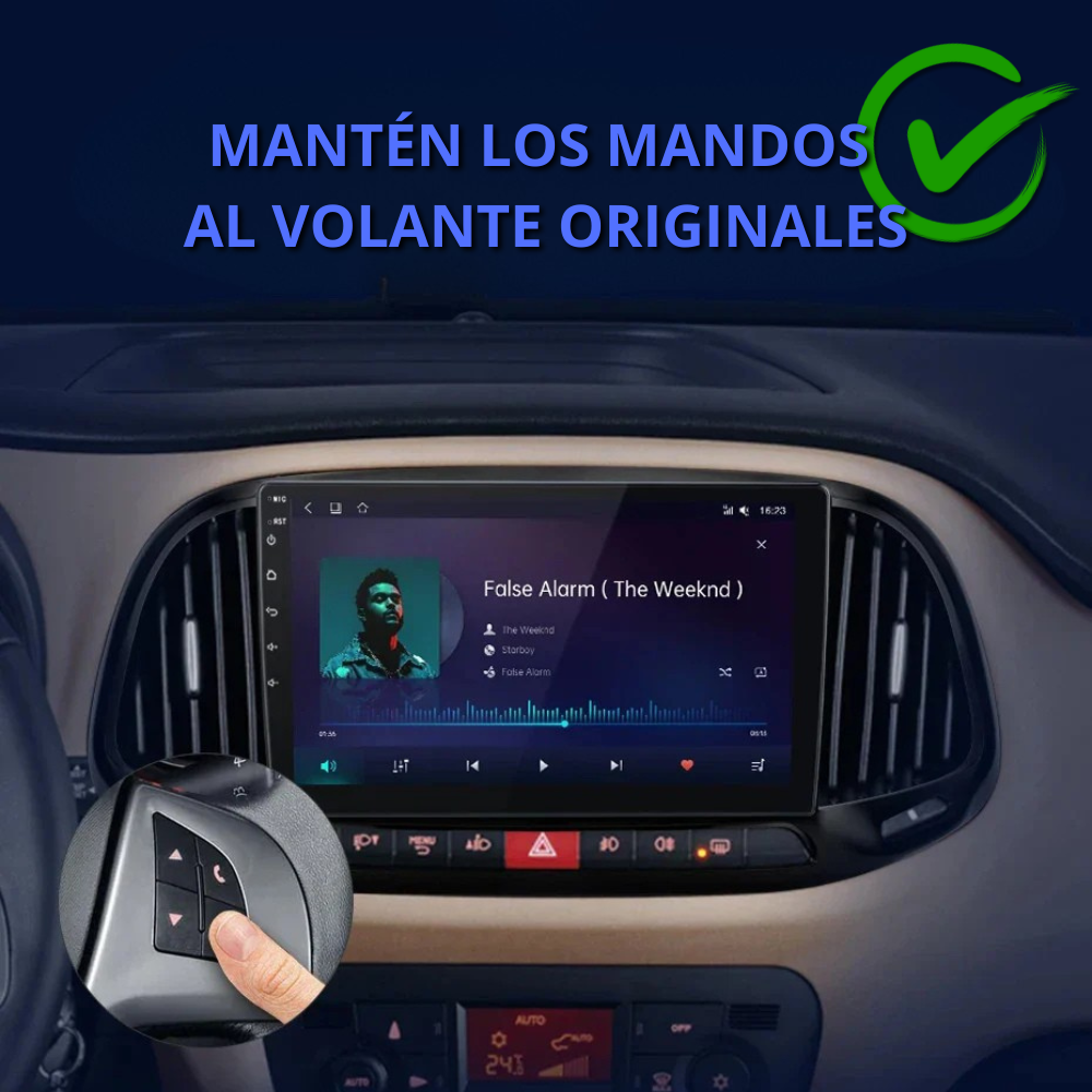 Radio Android Auto Carplay Fiat Doblo 2015-2019