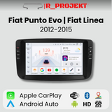 Radio Android Auto Carplay Fiat Linea Punto EVO 2012-2015