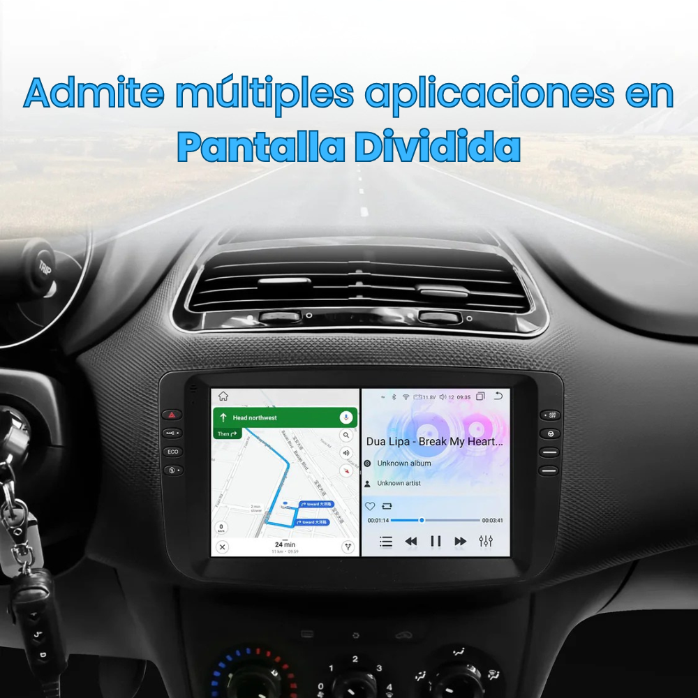 Radio Android Auto Carplay Fiat Linea Punto EVO 2012-2015