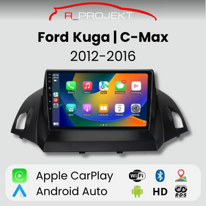 Android Auto Carplay Screen Ford C-Max Kuga 2 2012 - 2016