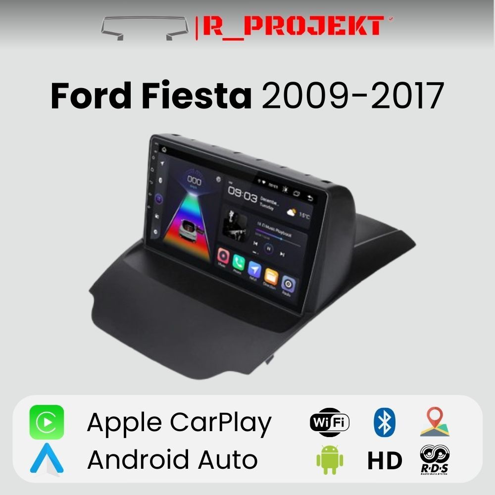 Android Auto Radio Carplay Ford Fiesta 2009-2017