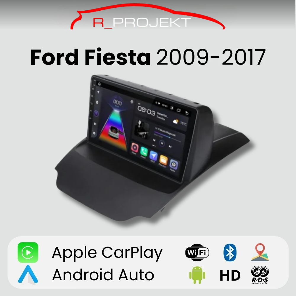 Radio Android Auto Carplay Ford Fiesta 2009-2017