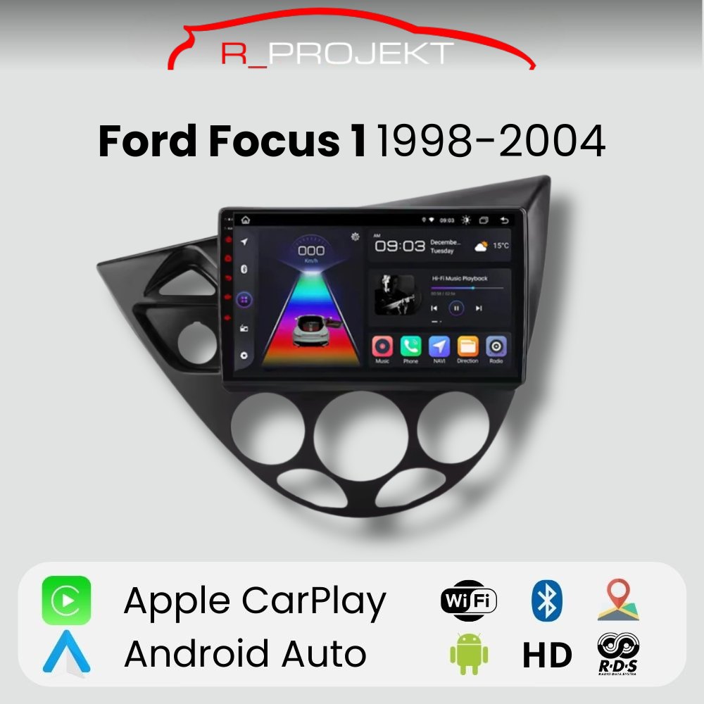 Android Autoradio Carplay Ford Focus 1 MK1 1998–2004