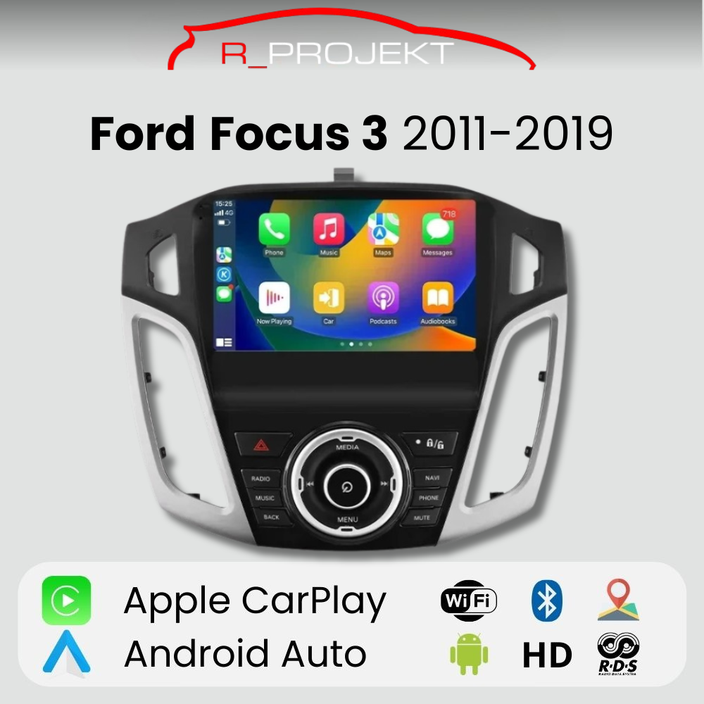 Radio Android Auto Carplay Ford Focus 3 MK3 2011-2019