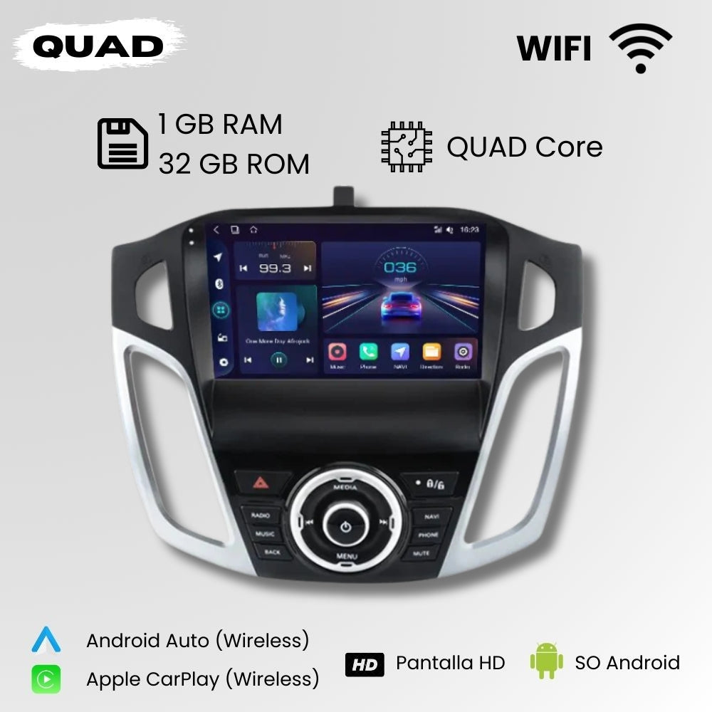 Radio Android Auto Carplay Ford Focus 3 MK3 2011-2019