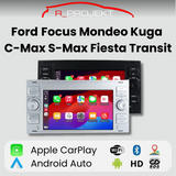 Android Auto Radio Carplay Ford Focus Mondeo Fiesta Transit Kuga C-Max S-Max