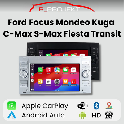 Android Auto Carplay Screen Ford Focus Mondeo Fiesta Transit Kuga C-Max S-Max