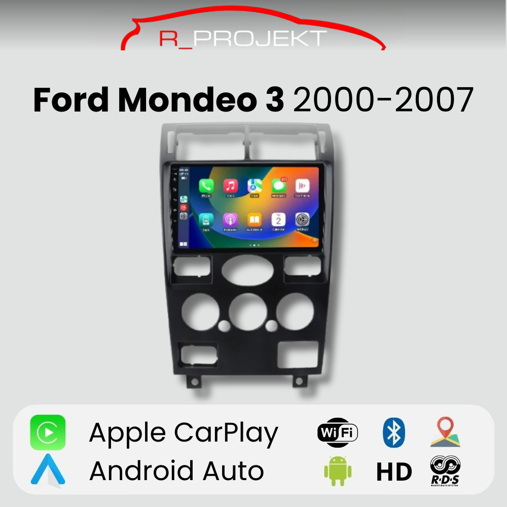 Radio Android Auto Carplay Ford Mondeo 3 2000 - 2007