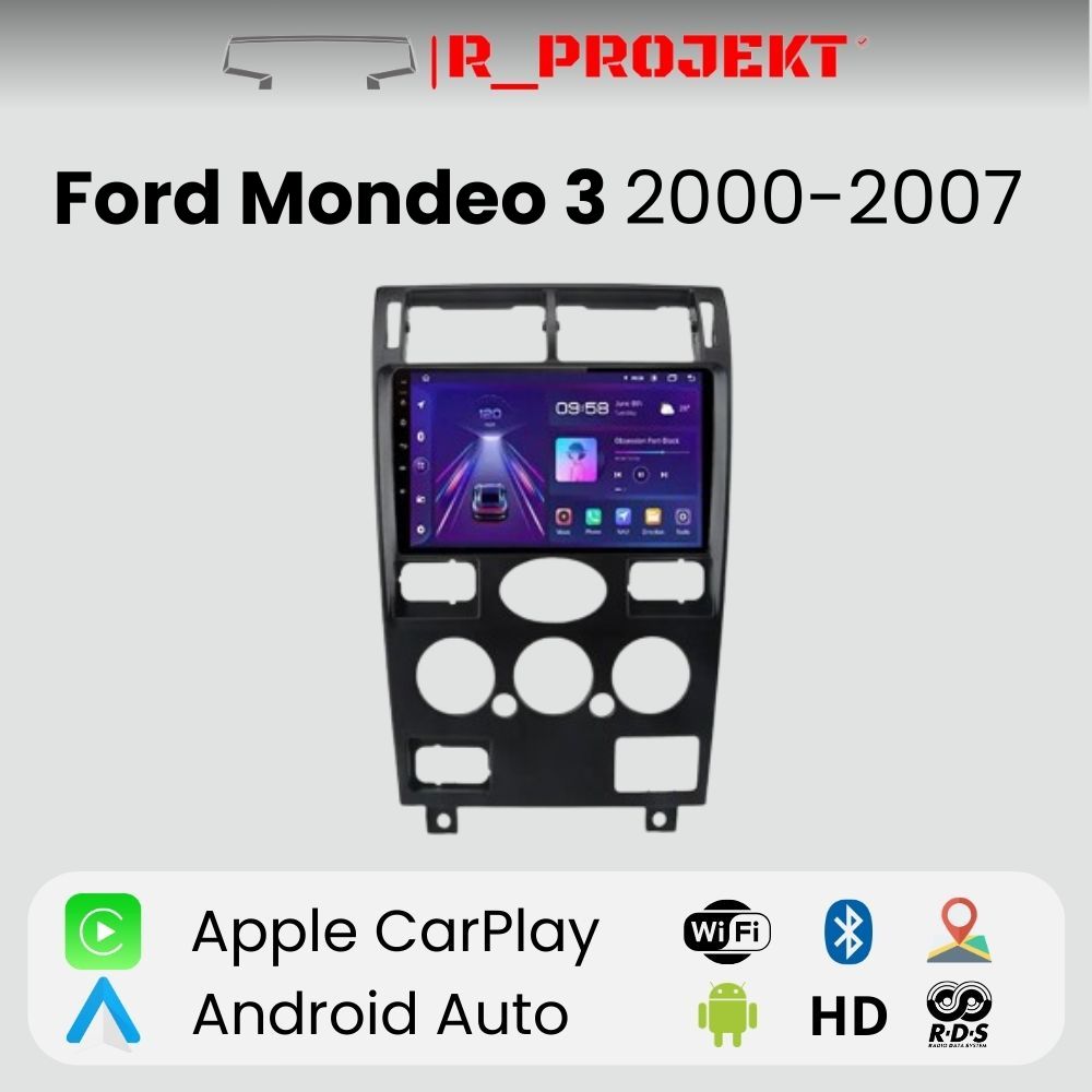 Radio Android Auto Carplay <tc>Ford</tc> Mondeo 3 2000 - 2007