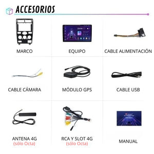 Android Auto Carplay screen Ford Mondeo 3 2000 - 2004