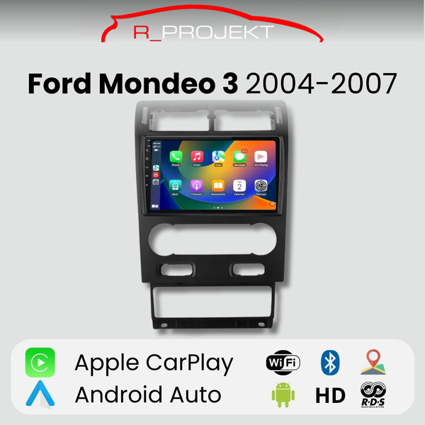 Android Auto Carplay screen Ford Mondeo 3 2004 - 2007