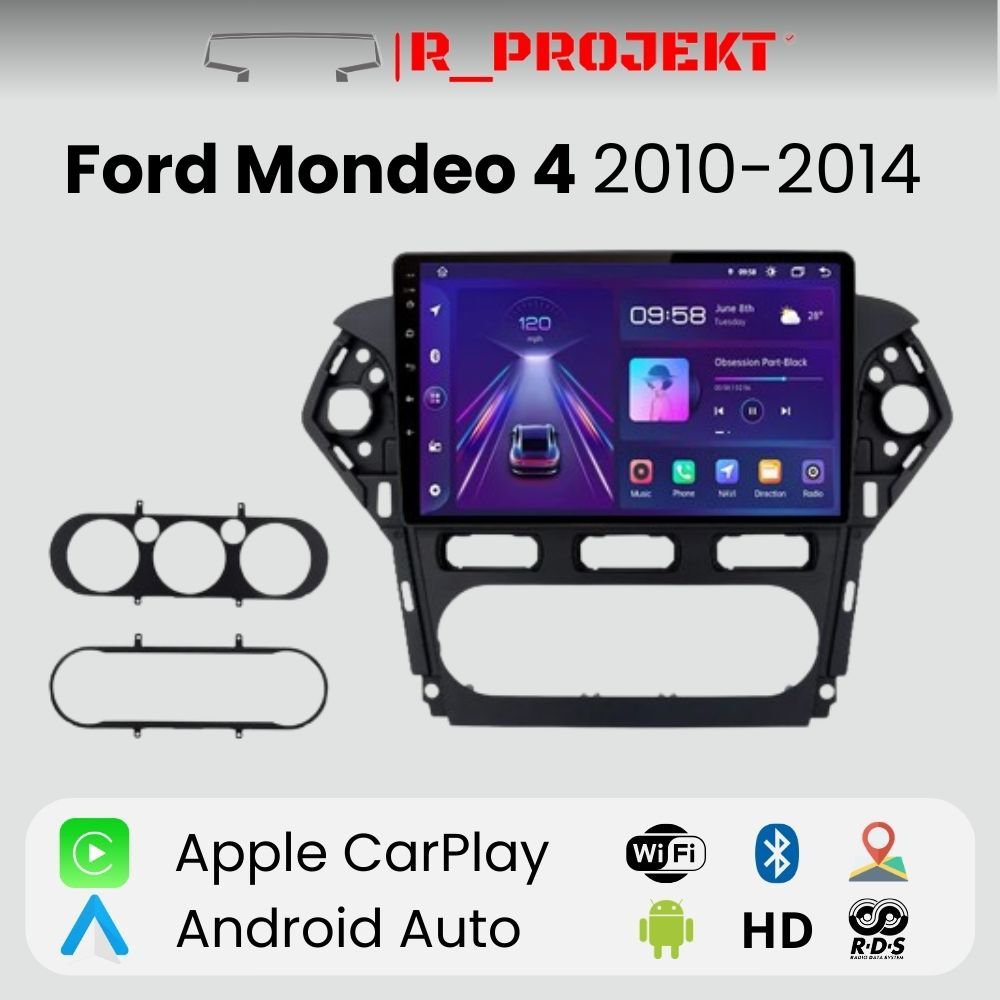 Android Auto Radio Carplay Ford Mondeo 4 2010-2014