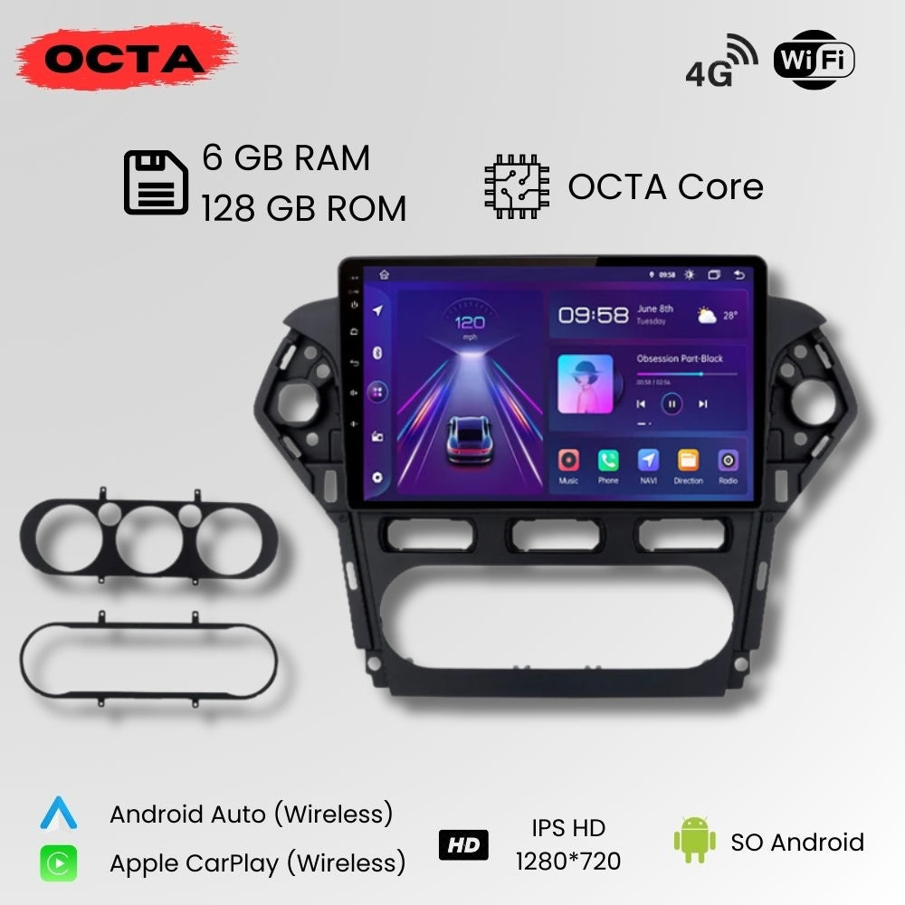 Radio Android Auto Carplay <tc>Ford</tc> Mondeo 4 2010-2014