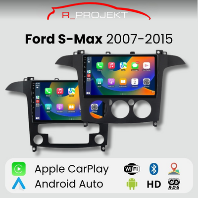 Android Auto Carplay Screen Ford S-Max 2007-2015