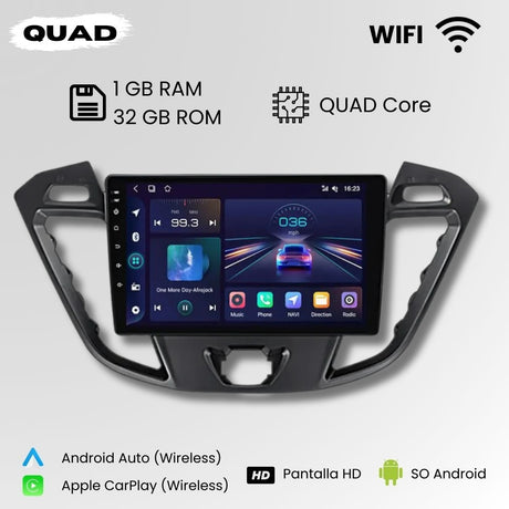 Android Auto Radio Carplay Ford Transit / Custom 2013-2018