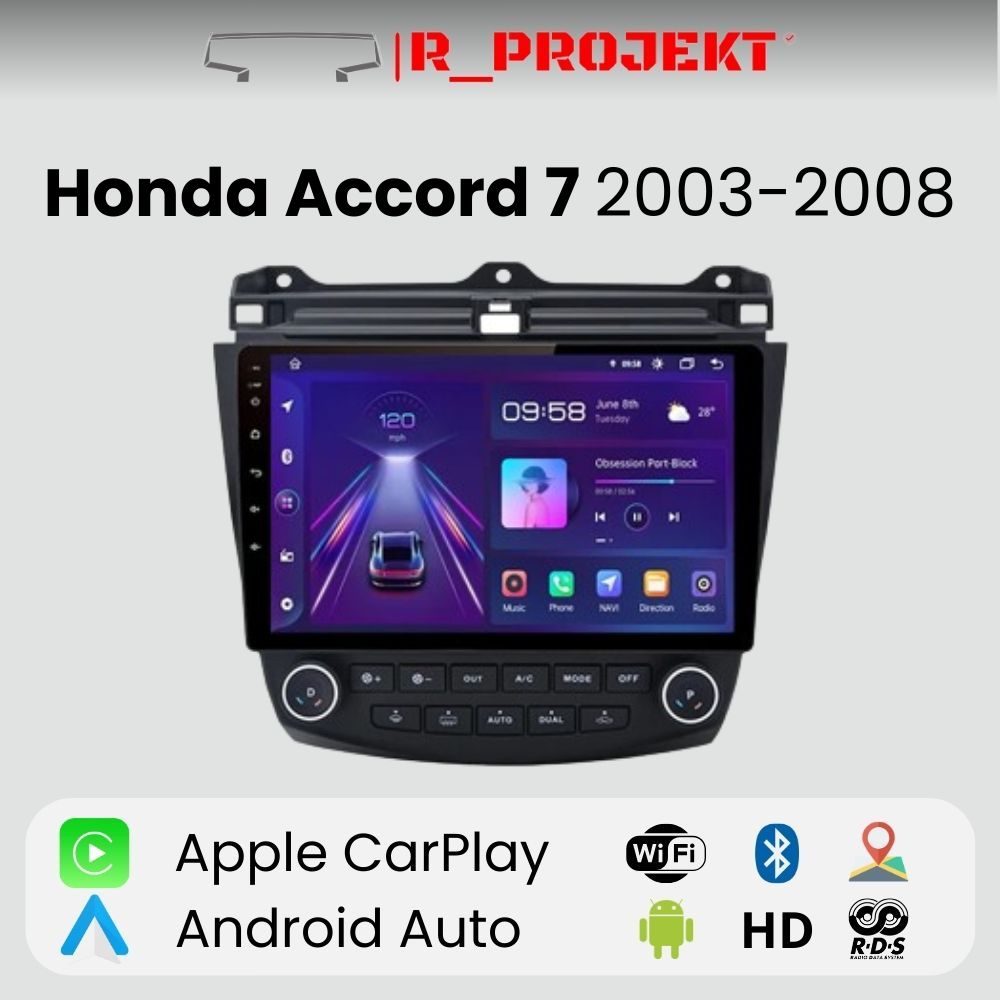 Radio Android Auto Carplay <tc>Honda</tc> Accord 7 2003-2008