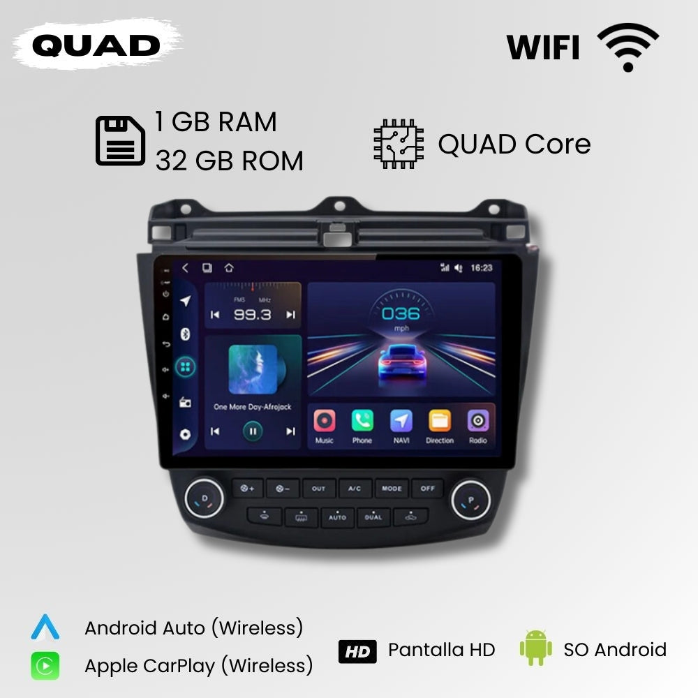 Android Auto Radio Carplay Honda Accord 7 2003-2008