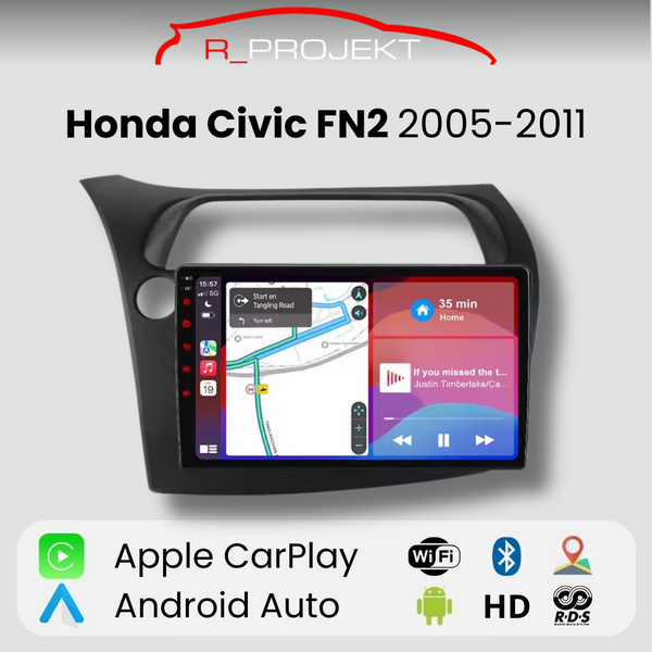 Android Auto Carplay Screen Honda Civic 2005-2011