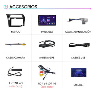 Android Auto Carplay Screen Honda Civic 2005-2011