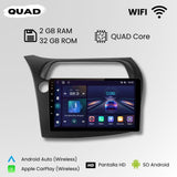 Radio Android Auto Carplay Honda Civic 2005-2011