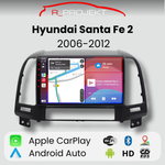 Pantalla Android Auto Carplay Hyundai Santa Fe 2 2006-2012