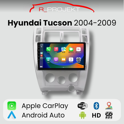 Android Auto Carplay Screen Hyundai Tucson 2004-2009