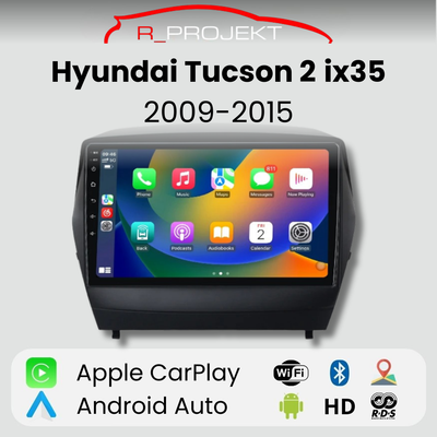 Android Auto Carplay Screen Hyundai Tucson 2 IX35 2009-2015