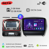 Android Autoradio Carplay Hyundai Tucson 2 IX35 2009 - 2015