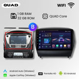 Android Autoradio Carplay Hyundai Tucson 2 IX35 2009 - 2015