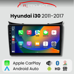 Pantalla Android Auto Carplay Hyundai i30 2011-2017