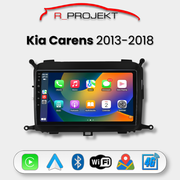 Android Auto Carplay Head Unit Kia Carens 2013-2018