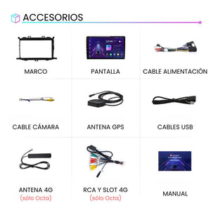 Android Auto Carplay Kia Carens 2013-2018 Screen