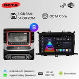 Android Auto Radio Carplay Kia Carens 2013-2018