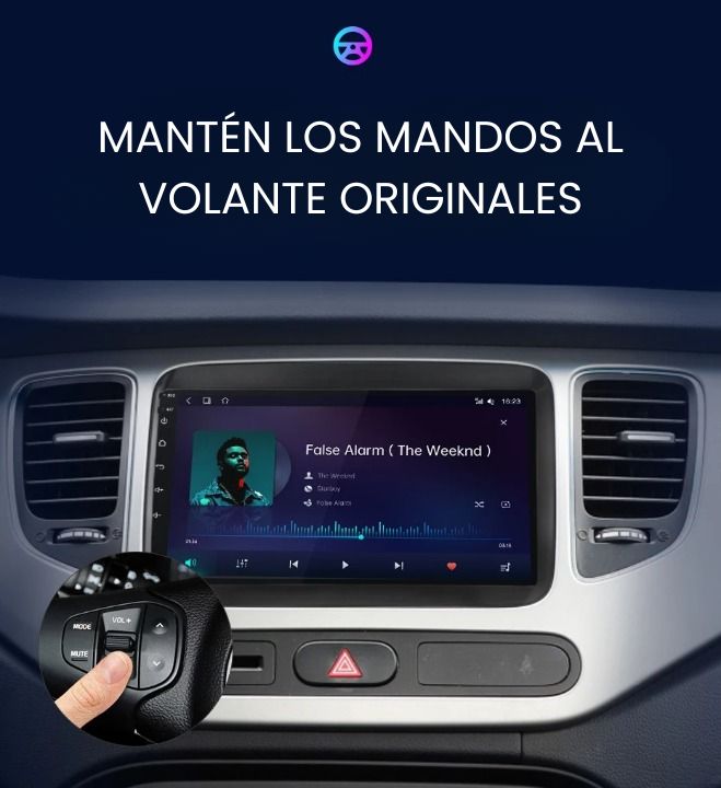 Android Auto Radio Carplay Kia Carens 2013-2018