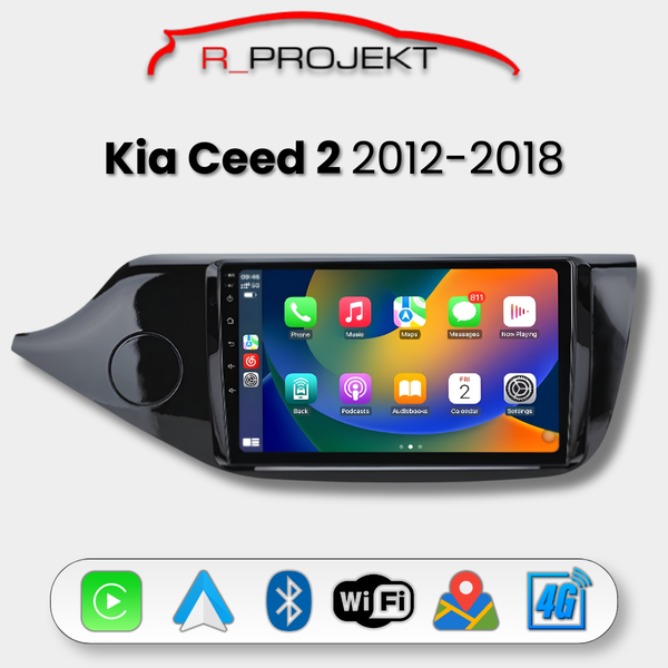 Android Auto Carplay Head Unit Kia Ceed Cee'd 2 2012-2018