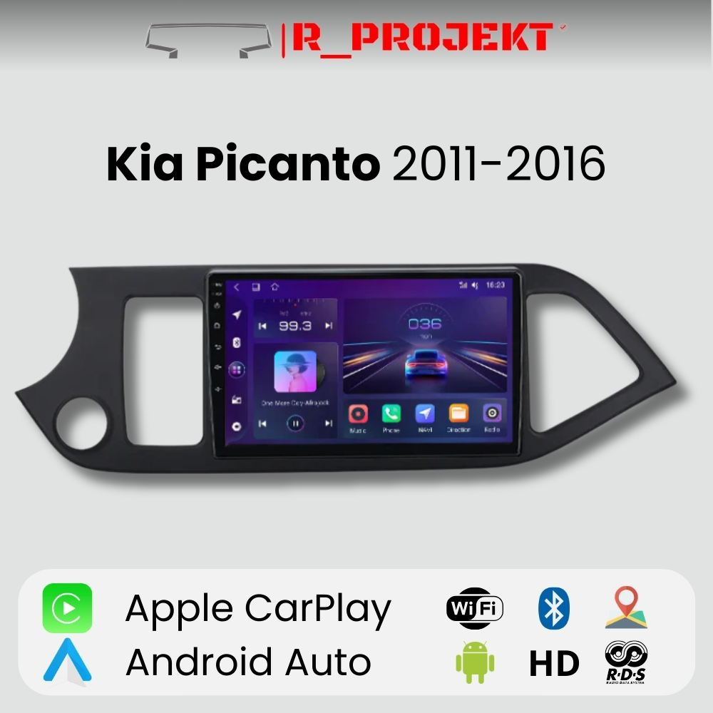 Android Autoradio Carplay Kia Picanto 2011-2016