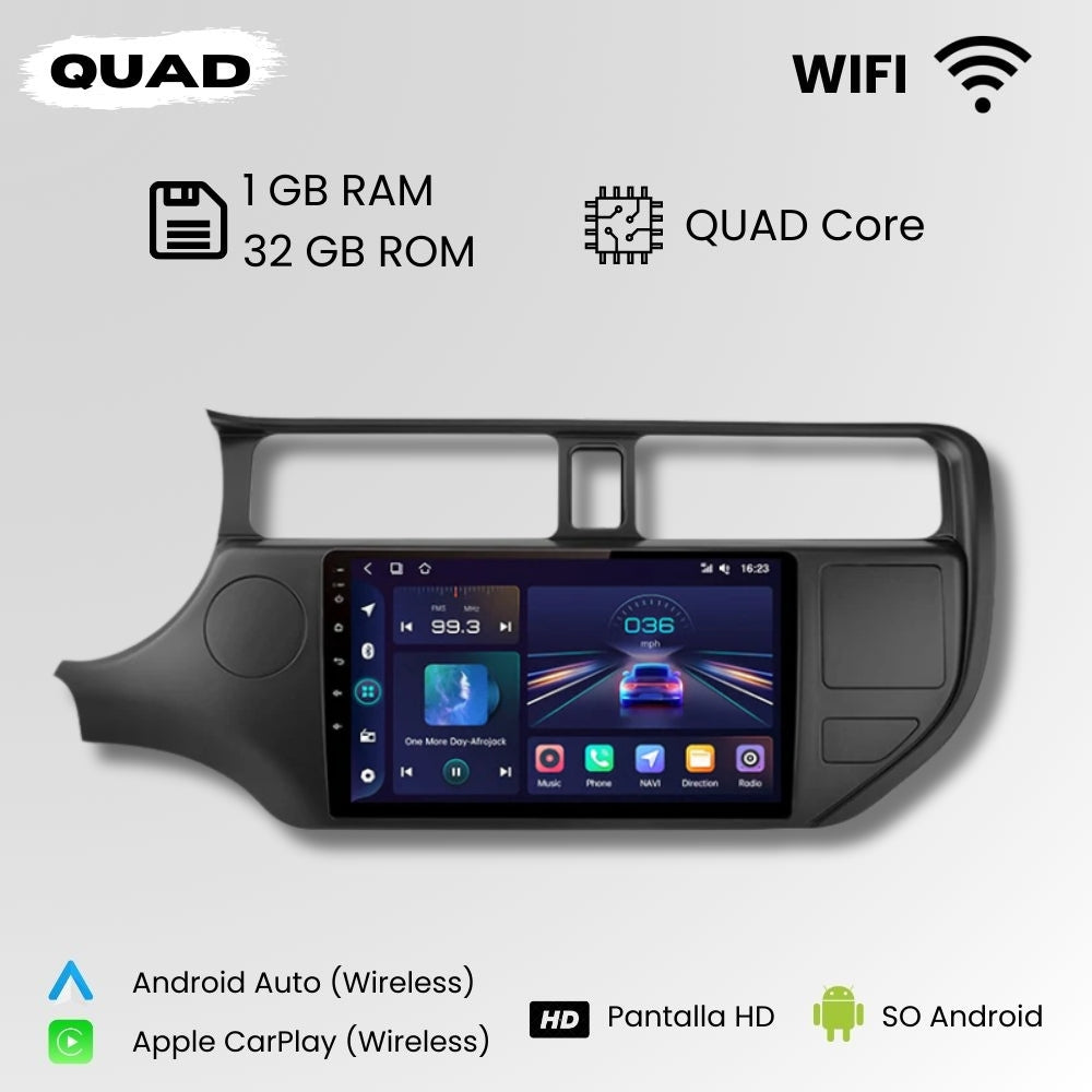 Android Autoradio Carplay Kia Rio 2011-2015