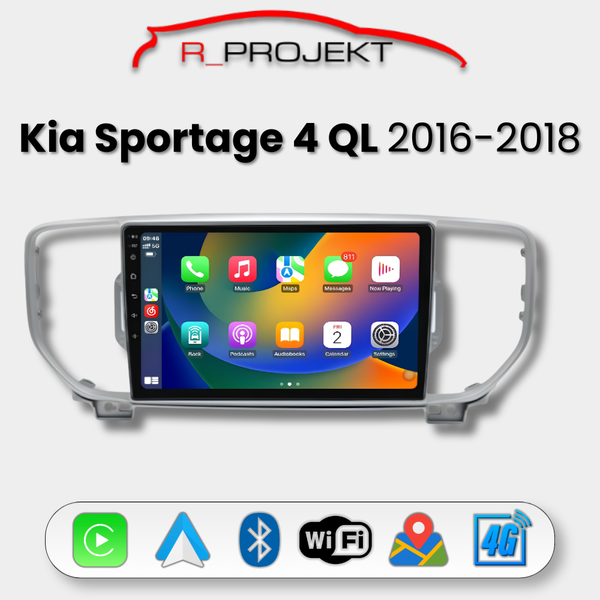 REACONDICIONADO! Pantalla Android Auto Carplay Kia Sportage 4 QL 2016-2018